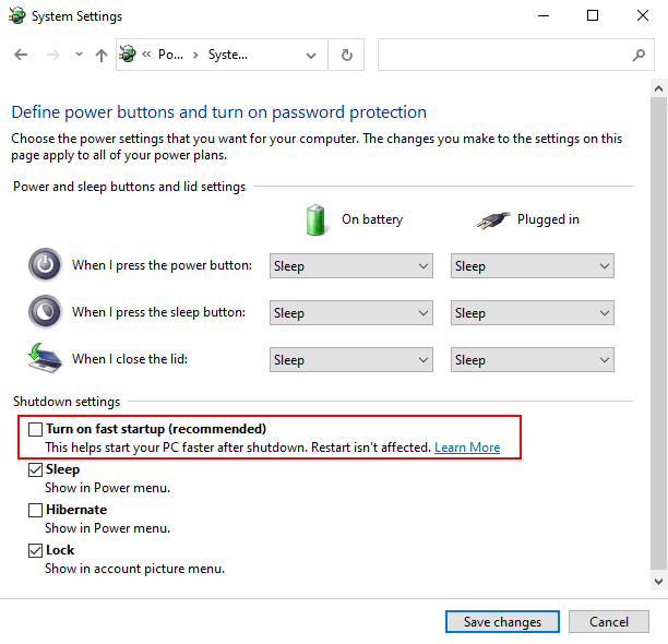 How to disable fast startup in Windows 10 (step by step)