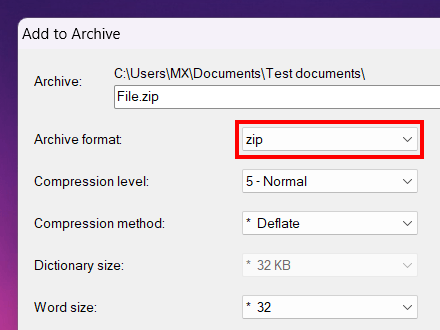 7-Zip archive format