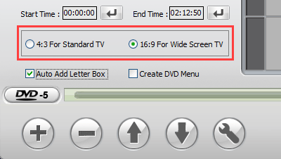 Aspect ratio setting in WinX DVD Author