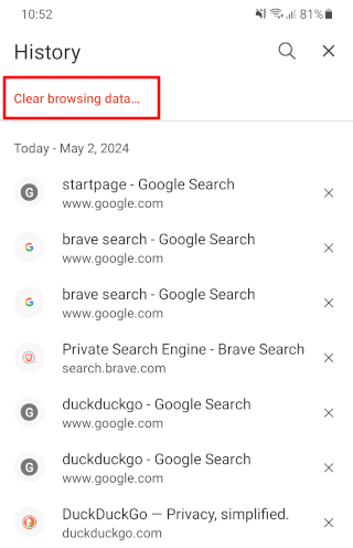 Brave browser clear browsing data