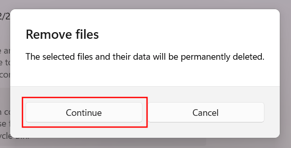 Delete Windows.old folder in Windows 11