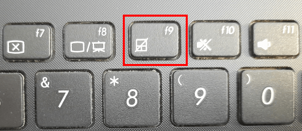 Keyboard shortcut to disable the touchpad on an ASUS laptop