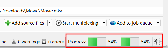 MKVToolNix progression