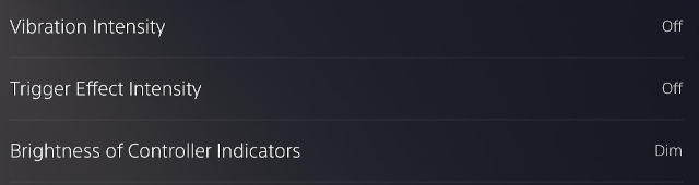 PlayStation 5 controller settings to make battery last longer