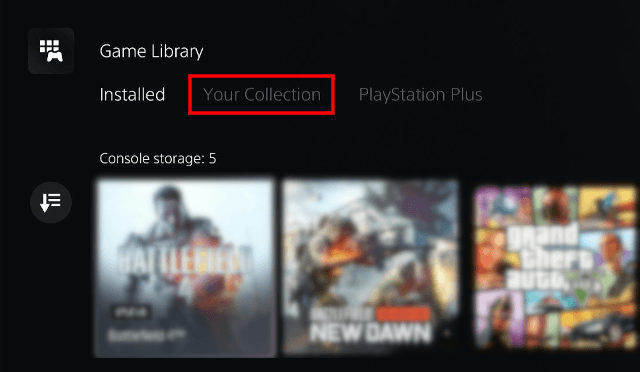 PlayStation 5 Game Library Your Collection