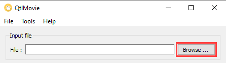 QtlMovie browse button