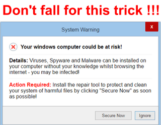 trick to install malware on your computer