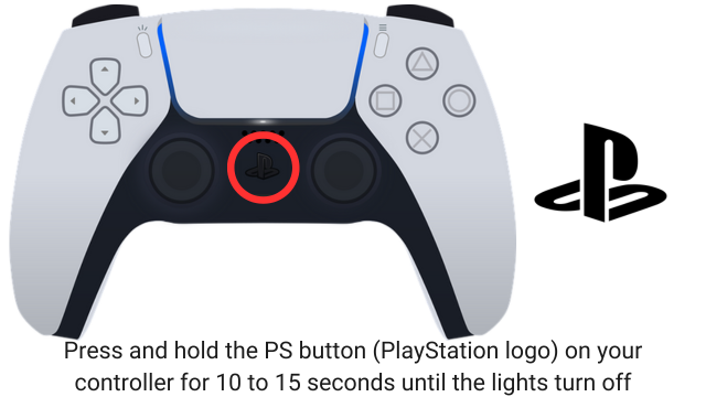 Turn off PS5 controller without PlayStation 5 console