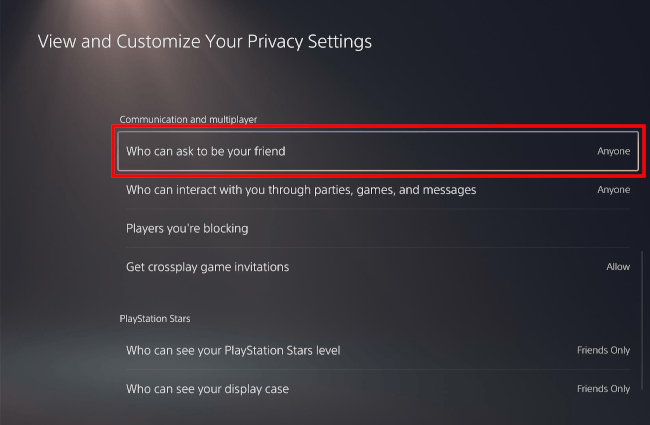 how do you add a friend on ps5